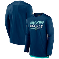 Seattle Kraken Fanatics Authentic Pro Long Sleeve T-Shirt