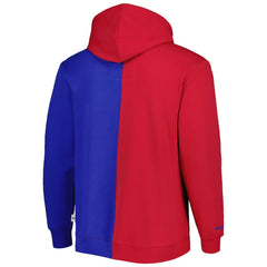 Atlanta Braves Fleece Full-Zip Hoodie - Red/Royal | Mitchell & Ness