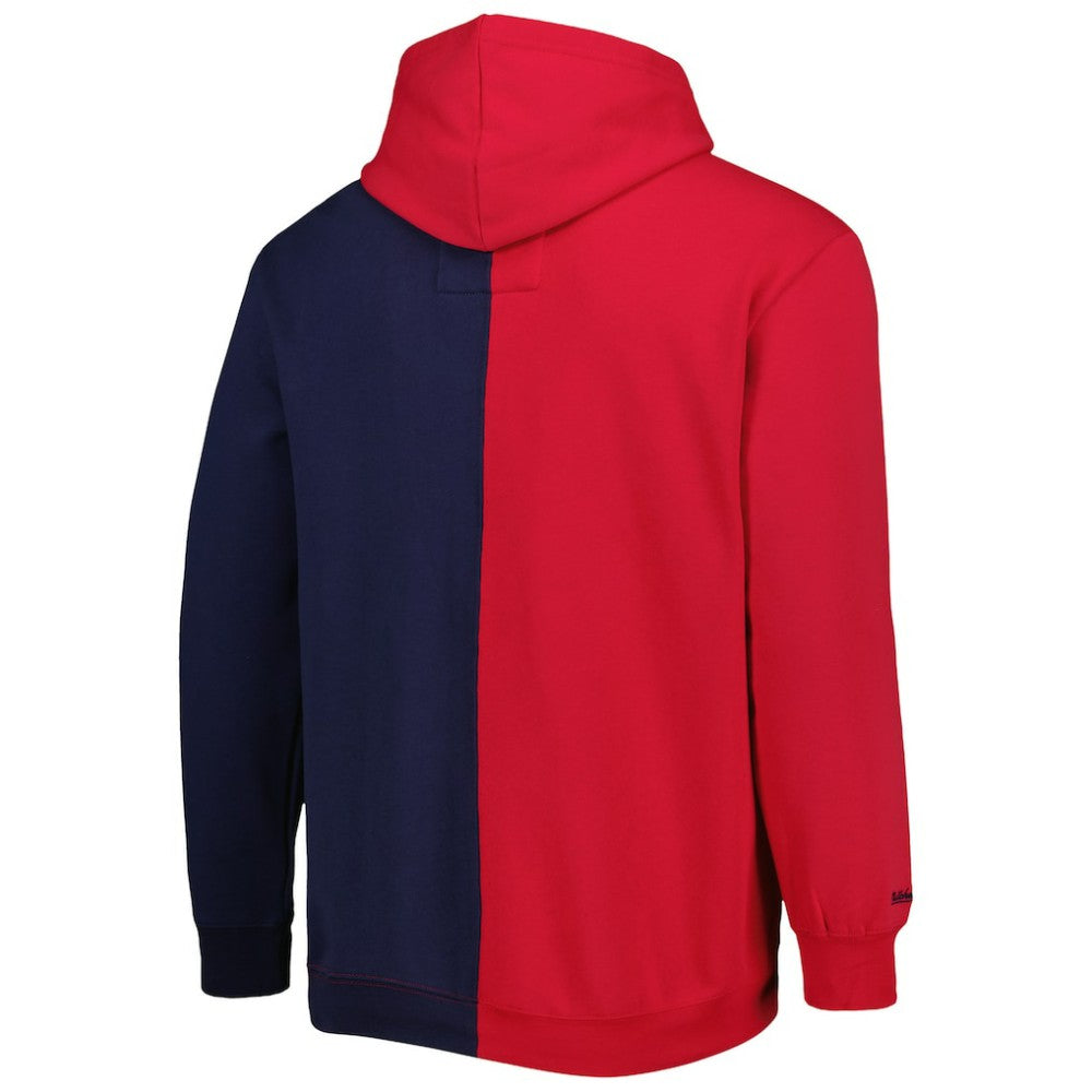St. Louis Cardinals Fleece Full-Zip Hoodie - Red/Navy | Mitchell & Ness