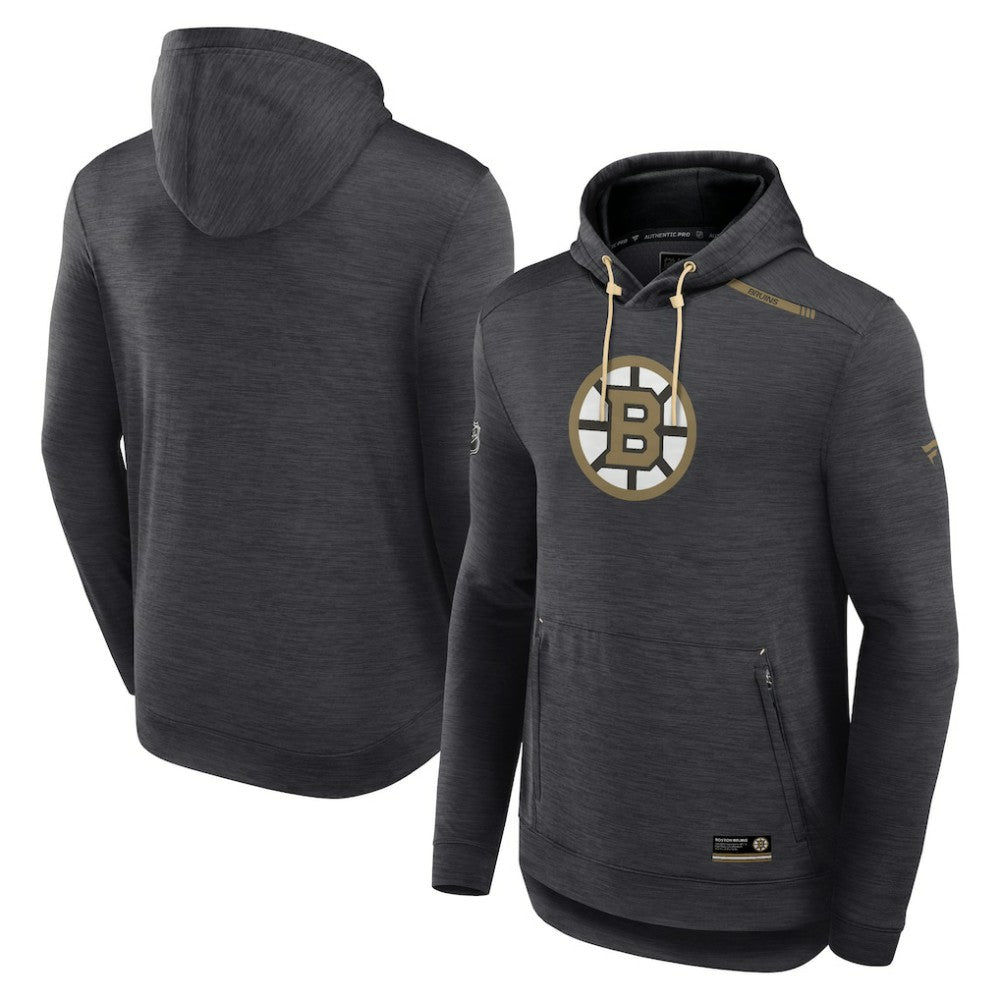 Boston Bruins Fanatics Authentic Pro Tech Pullover Hoodie