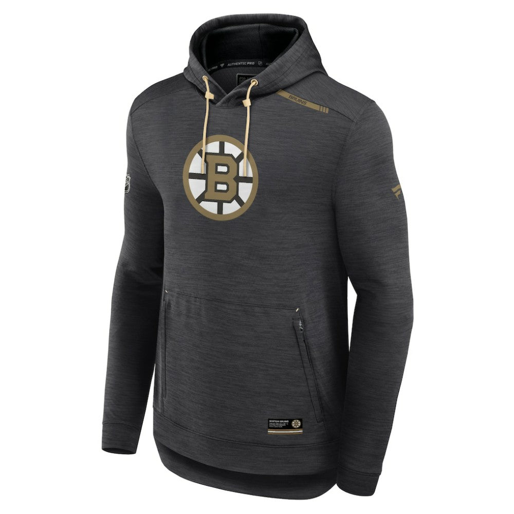 Boston Bruins Fanatics Authentic Pro Tech Pullover Hoodie