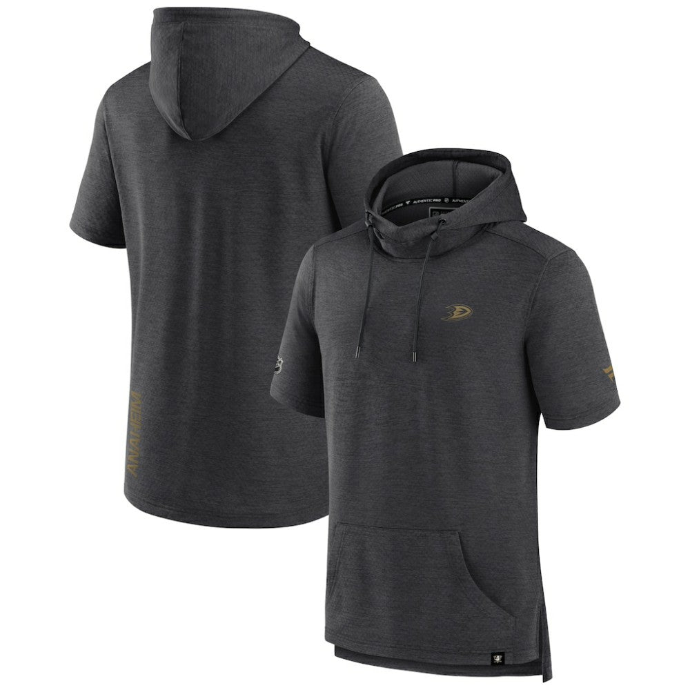 Anaheim Ducks Fanatics Authentic Pro Short Sleeve Pullover Hoodie