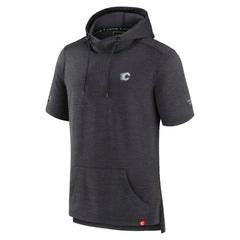 Calgary Flames Fanatics Authentic Pro Short Sleeve Pullover Hoodie