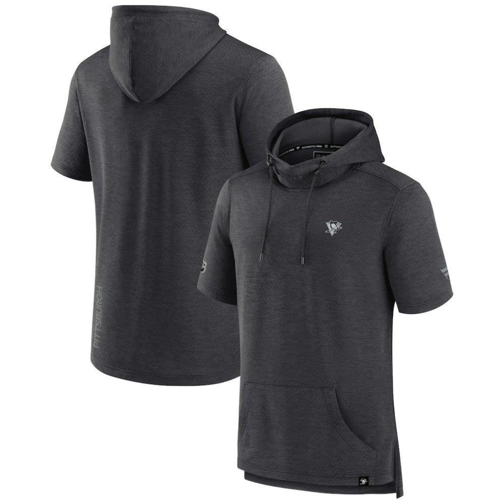 Pittsburgh Penguins Fanatics Authentic Pro Short Sleeve Pullover Hoodie