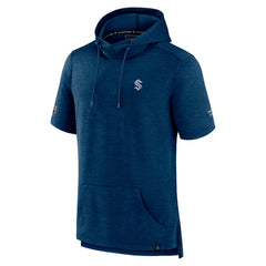 Seattle Kraken Fanatics Authentic Pro Short Sleeve Pullover Hoodie