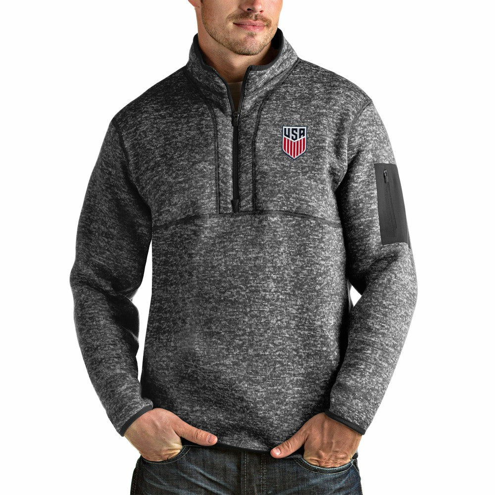 USMNT Antigua Fortune Quarter-Zip Pullover Jacket / Soccer Outlet