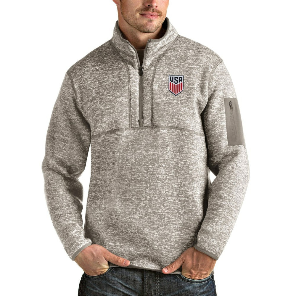 USMNT Antigua Fortune Quarter-Zip Pullover Jacket / Soccer Outlet