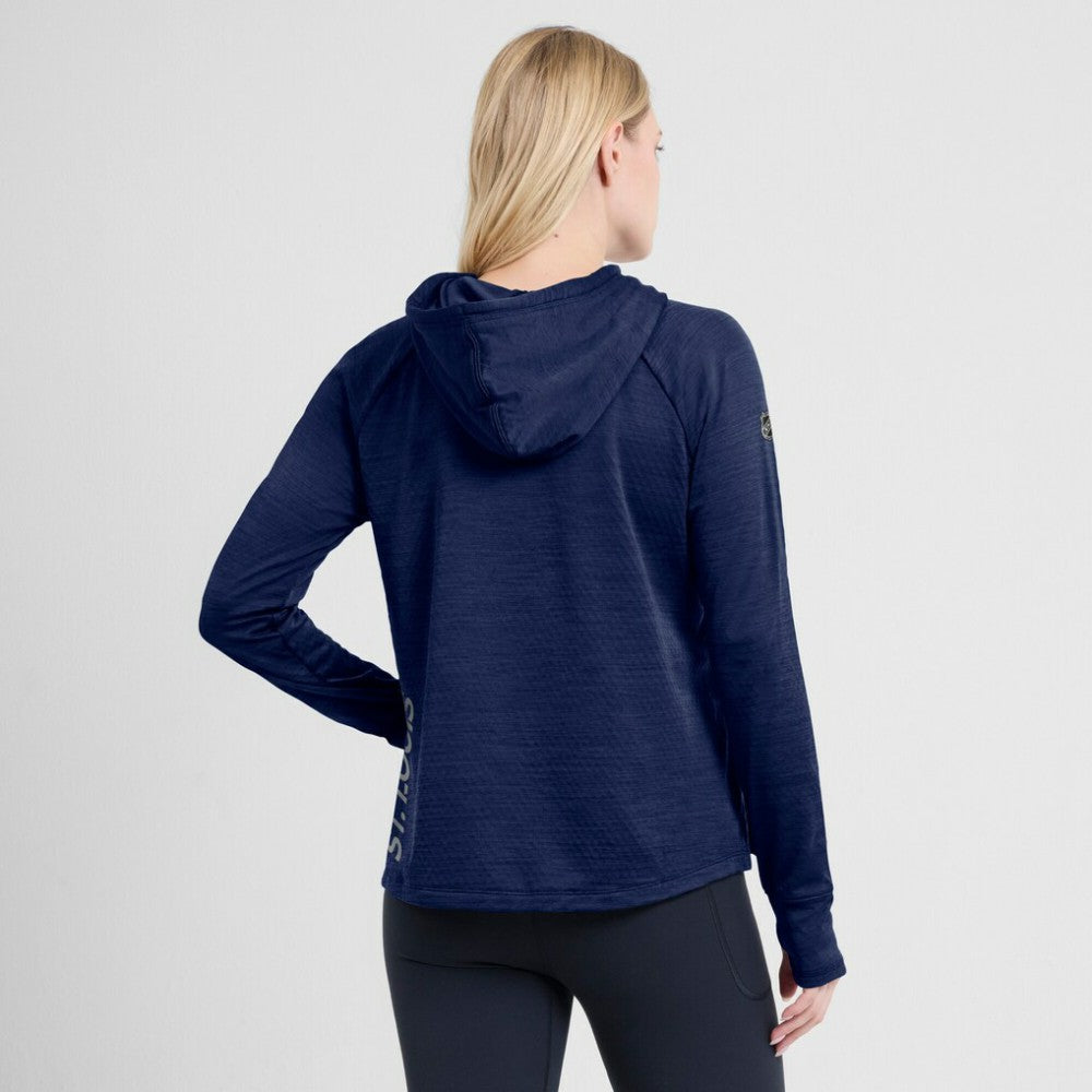 St. Louis Blues Fanatics Women's Authentic Pro Pullover Hoodie