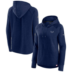 Washington Capitals Fanatics Women's Authentic Pro Pullover Hoodie