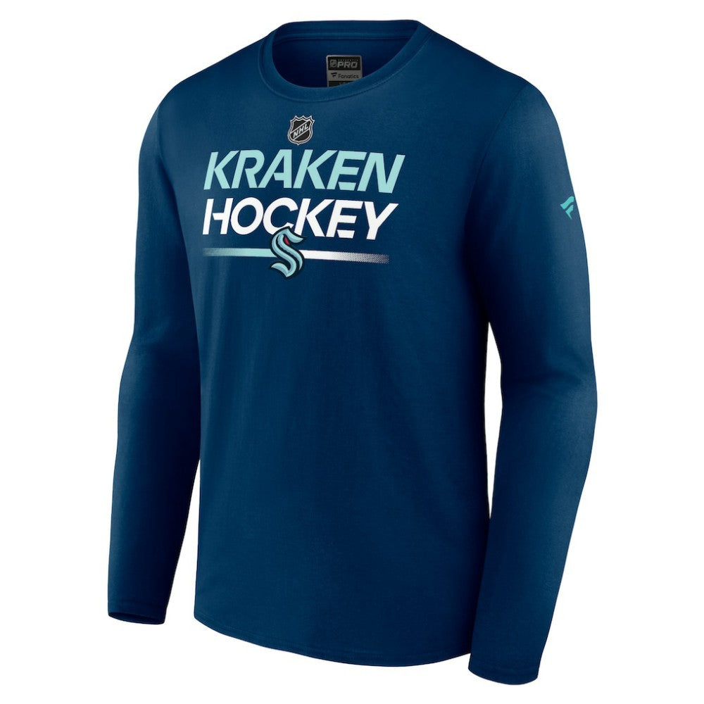 Seattle Kraken Fanatics Authentic Pro Primary Long Sleeve T-Shirt
