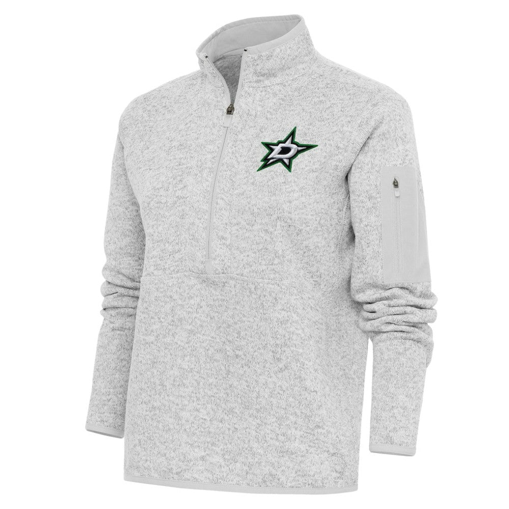 Dallas Stars Antigua Women's Team Logo Fortune Quarter-Zip Jacket