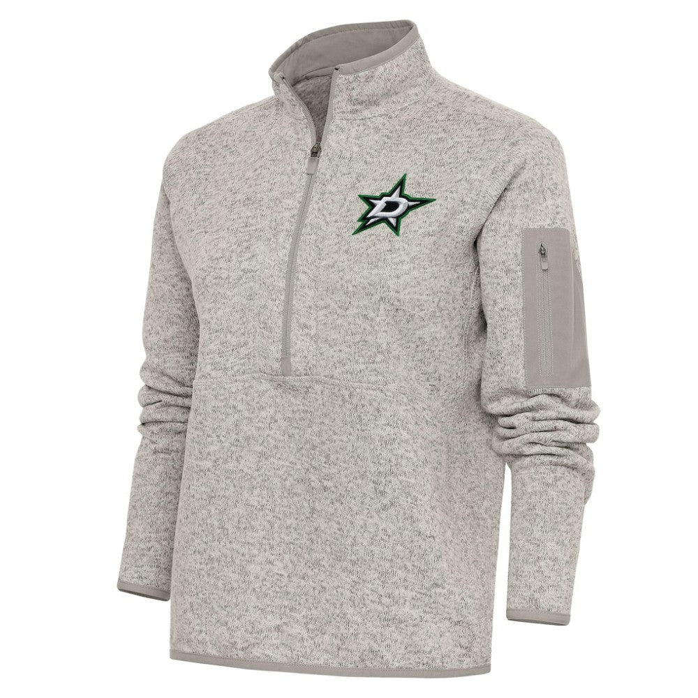 Dallas Stars Antigua Women's Team Logo Fortune Quarter-Zip Jacket