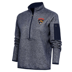 Florida Panthers Antigua Women's Team Logo Fortune Quarter-Zip Jacket