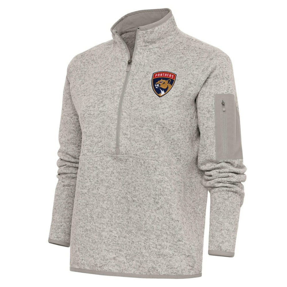 Florida Panthers Antigua Women's Team Logo Fortune Quarter-Zip Jacket