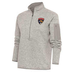 Florida Panthers Antigua Women's Team Logo Fortune Quarter-Zip Jacket