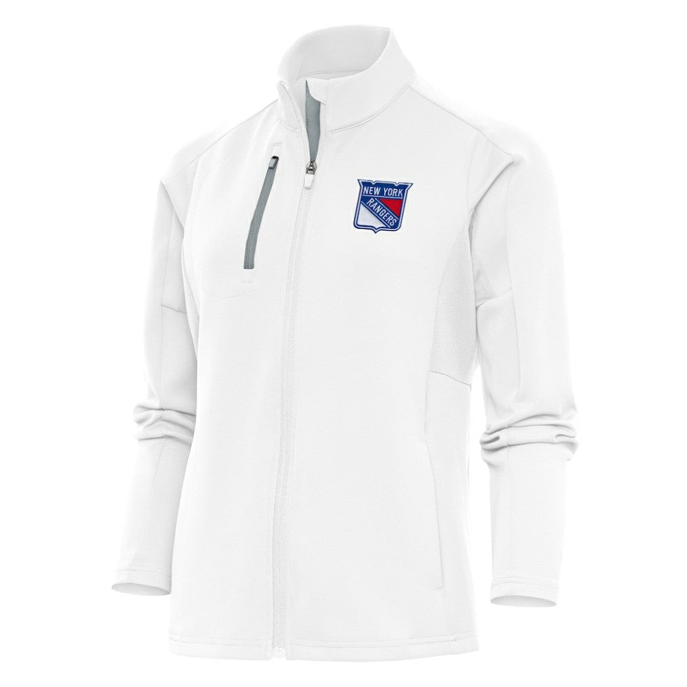 New York Rangers Antigua Women's Team Logo Generation Full-Zip Jacket