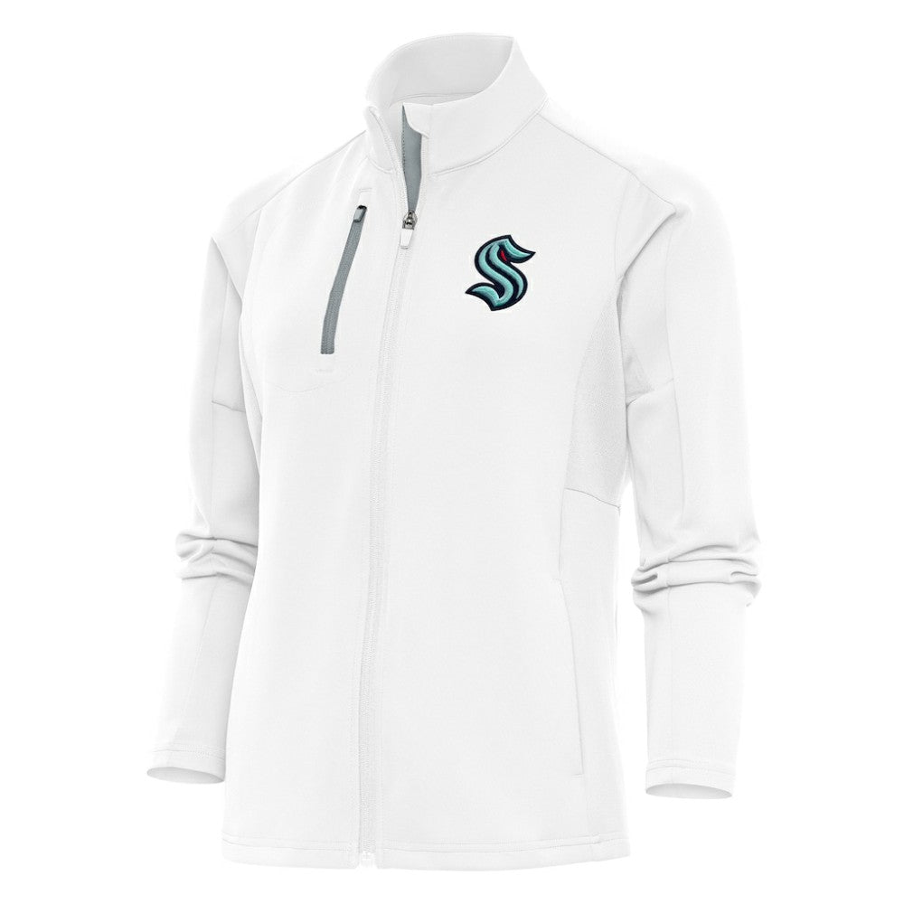 Seattle Kraken Antigua Women's Team Logo Generation Full-Zip Jacket
