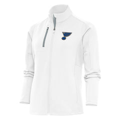 St. Louis Blues Antigua Women's Team Logo Generation Full-Zip Jacket