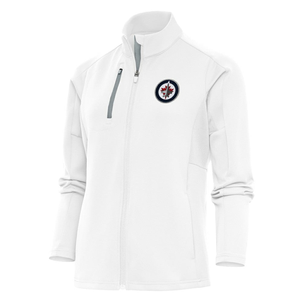 Winnipeg Jets Antigua Women's Team Logo Generation Full-Zip Jacket