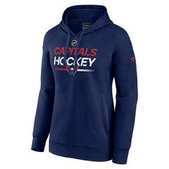 Washington Capitals Fanatics Women's Authentic Pro Pullover Hoodie