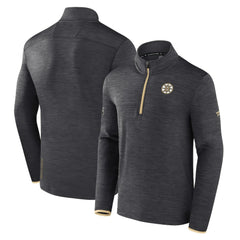 Boston Bruins Fanatics Authentic Pro Quarter-Zip Pullover Top
