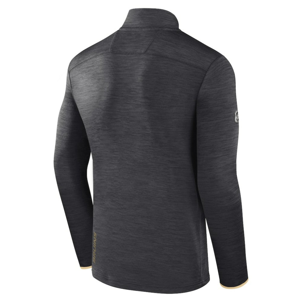 Boston Bruins Fanatics Authentic Pro Quarter-Zip Pullover Top