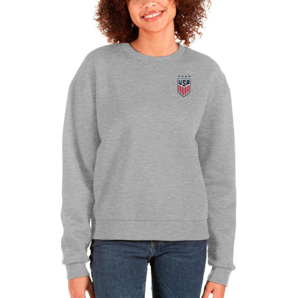 USWNT Antigua Women's Victory Crewneck Pullover Sweatshirt / Soccer For sale