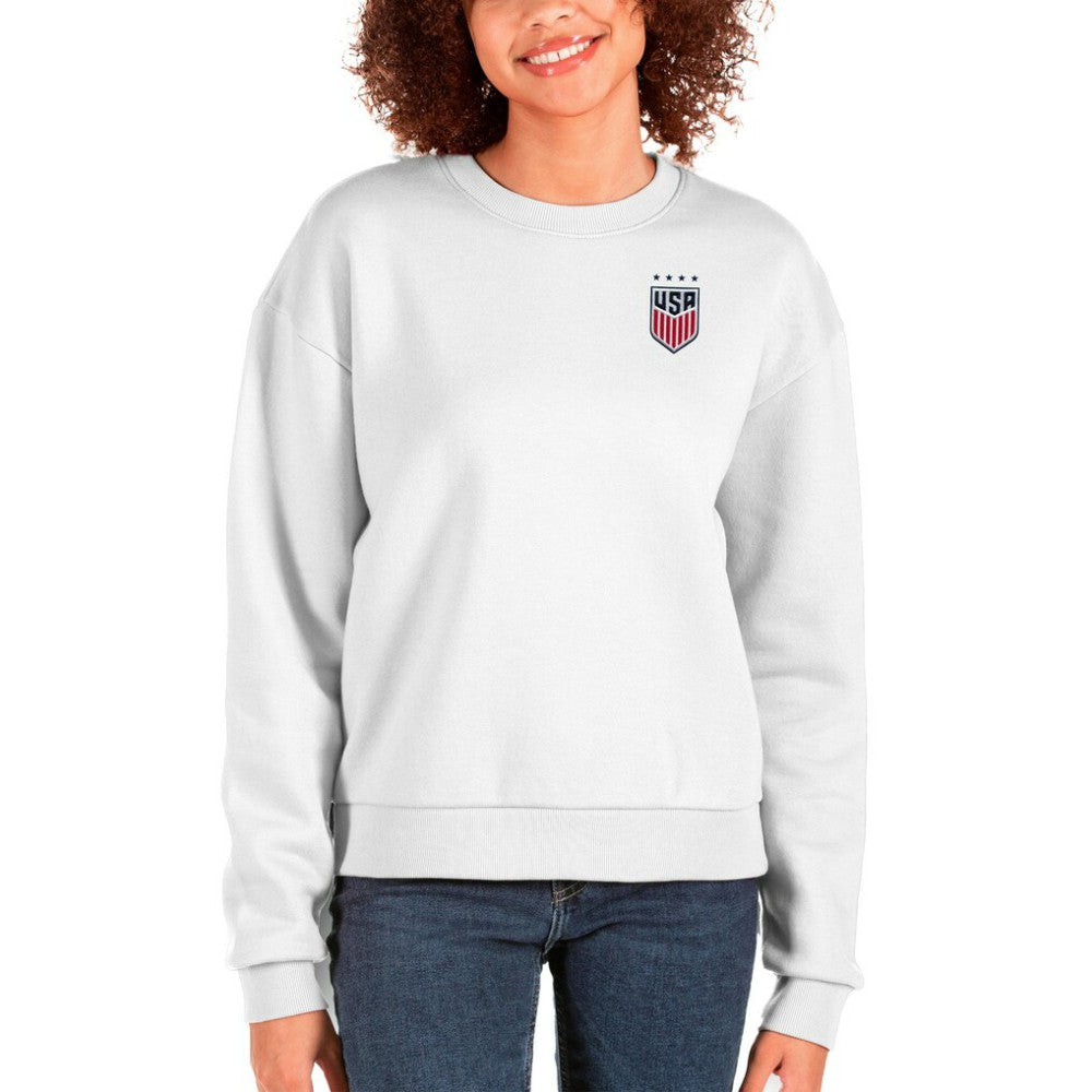 USWNT Antigua Women's Victory Crewneck Pullover Sweatshirt / Soccer Hot sale