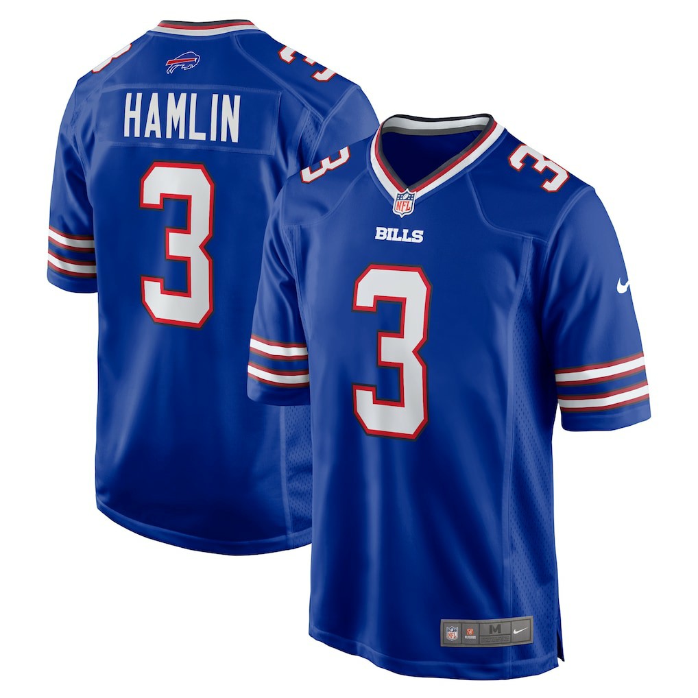 NFL Buffalo Bills Damar Hamlin  Game Jersey
