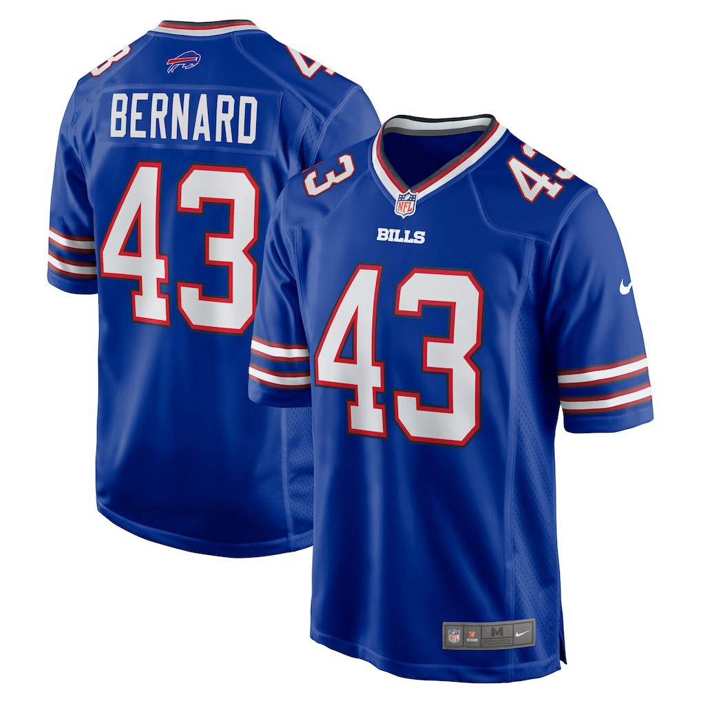 NFL Buffalo Bills Terrel Bernard  Game Player Jersey