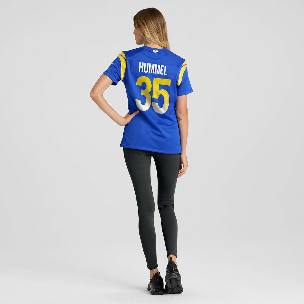 NFL Los Angeles Rams Jake Hummel  Women's Game Player Jersey