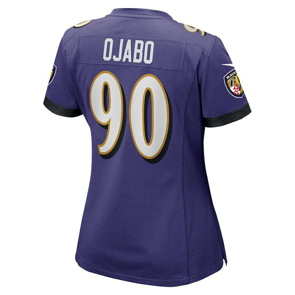 NFL Baltimore Ravens David Ojabo  Women's Game Player Jersey