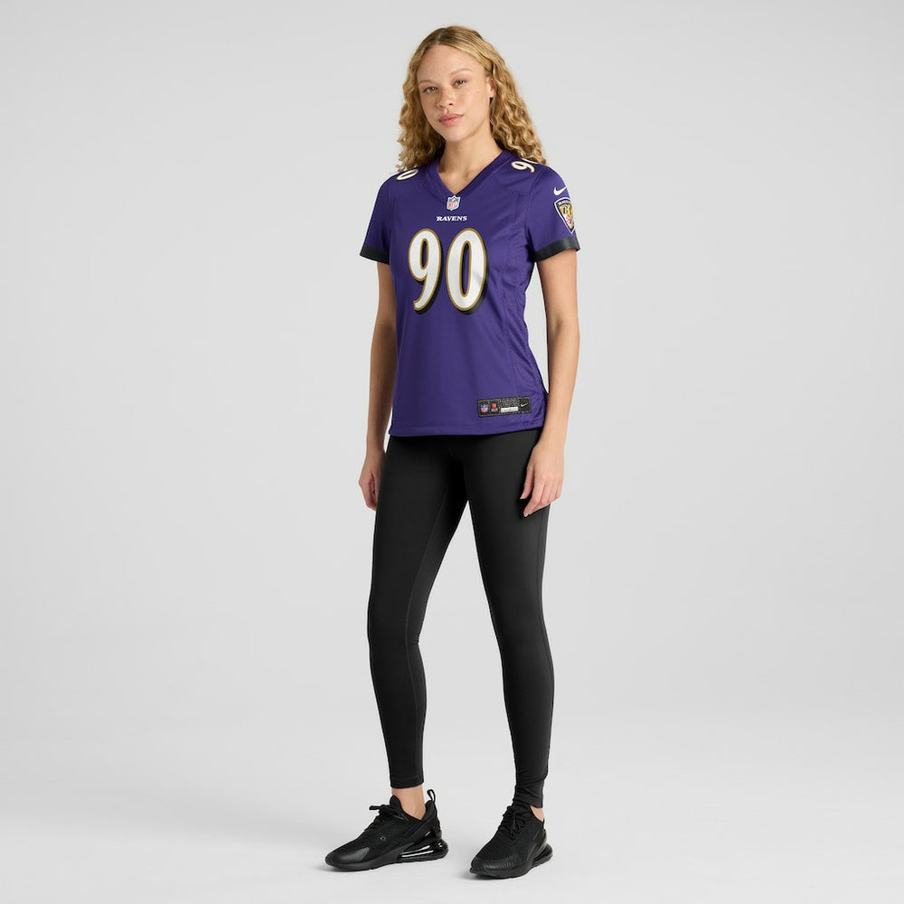 NFL Baltimore Ravens David Ojabo  Women's Game Player Jersey