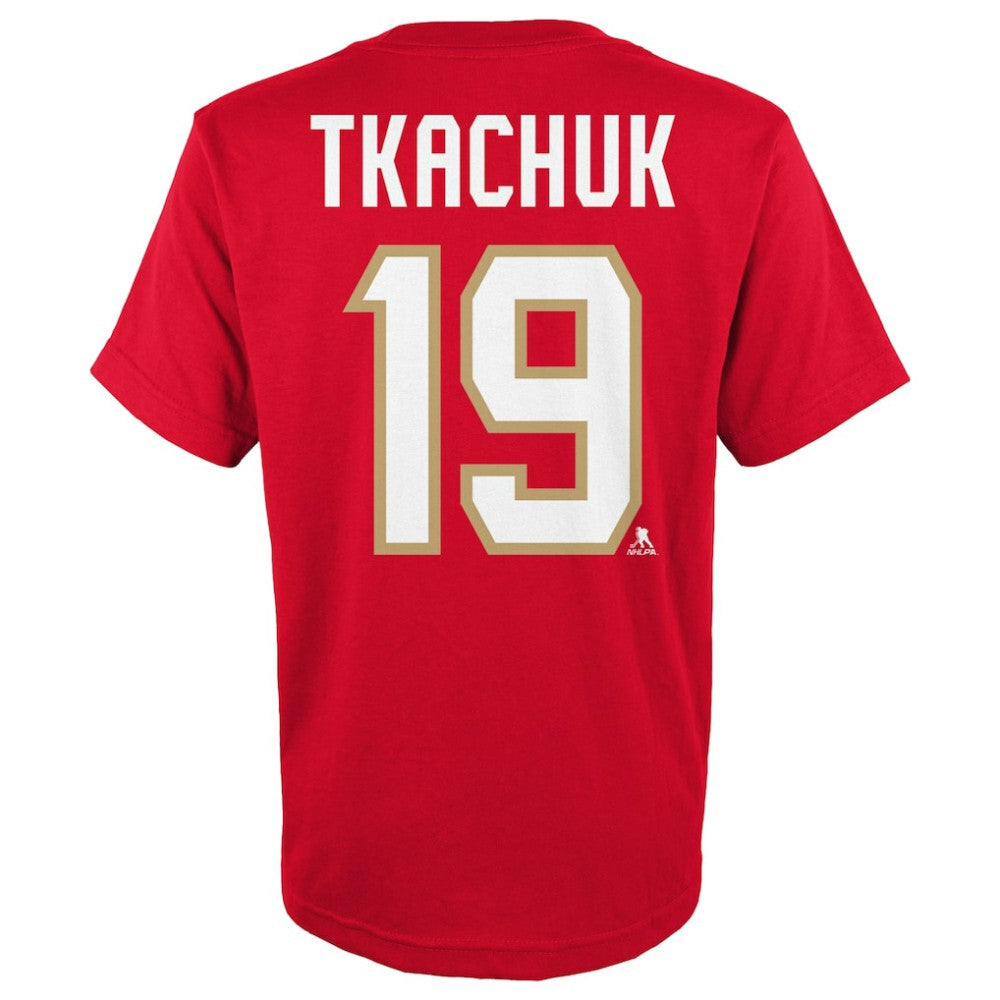 Matthew Tkachuk Florida Panthers Youth Player Name & Number T-Shirt