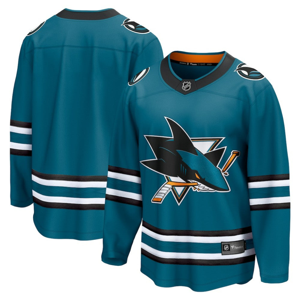 San Jose Sharks Fanatics Home Breakaway Jersey