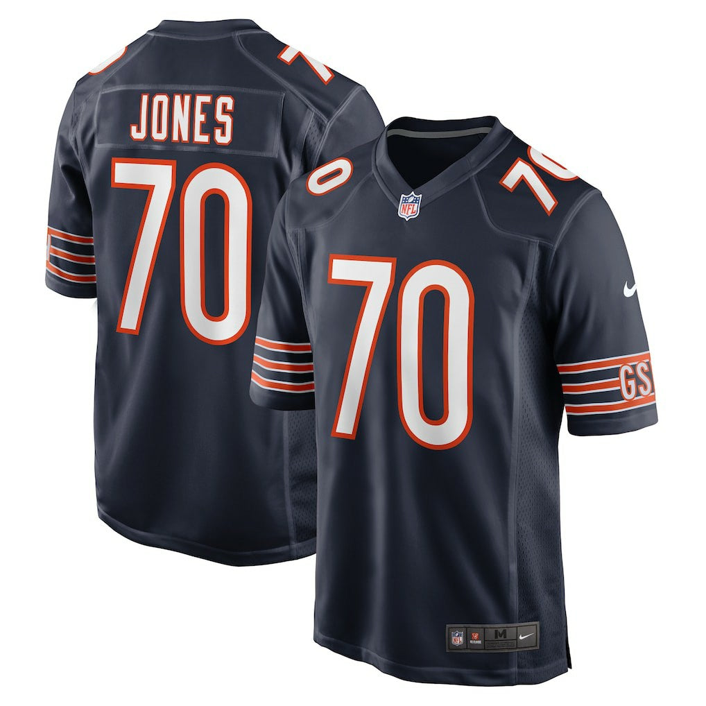 NFL Chicago Bears Braxton Jones  Game Player Jersey