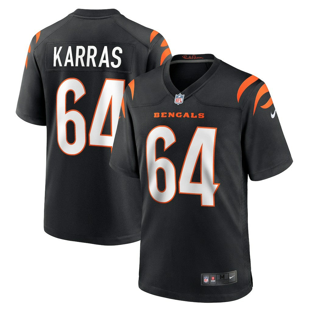 NFL Cincinnati Bengals Ted Karras  Game Player Jersey