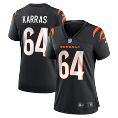 NFL Cincinnati Bengals Ted Karras  Women's Game Player Jersey