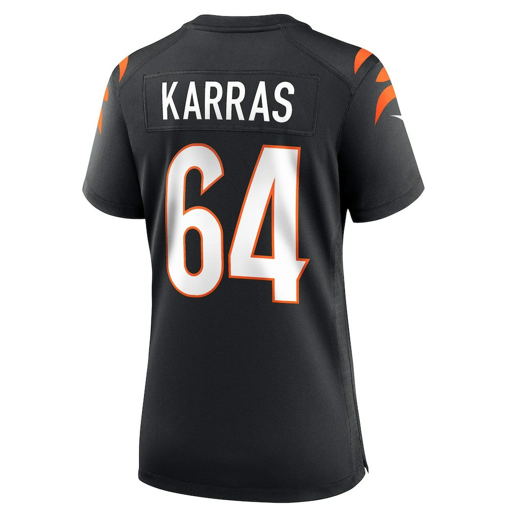 NFL Cincinnati Bengals Ted Karras  Women's Game Player Jersey