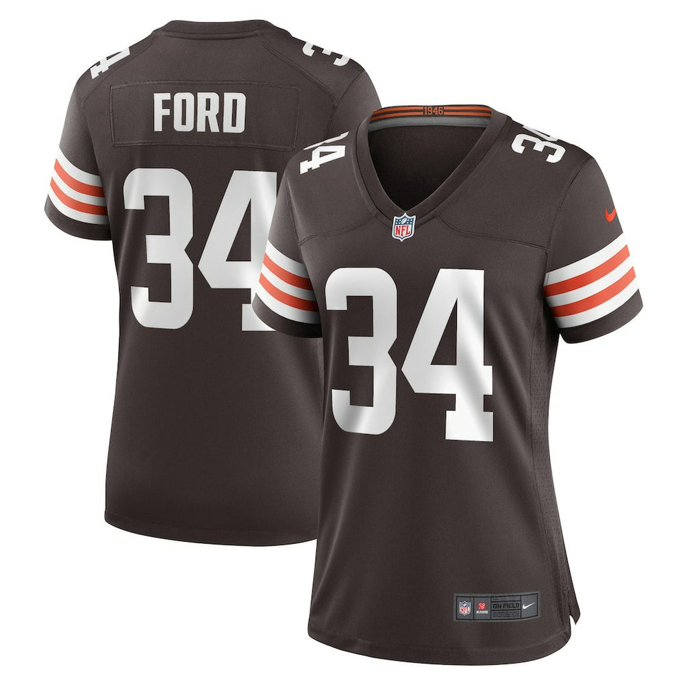 NFL Cleveland Browns Jerome Ford  Women's Game Player Jersey