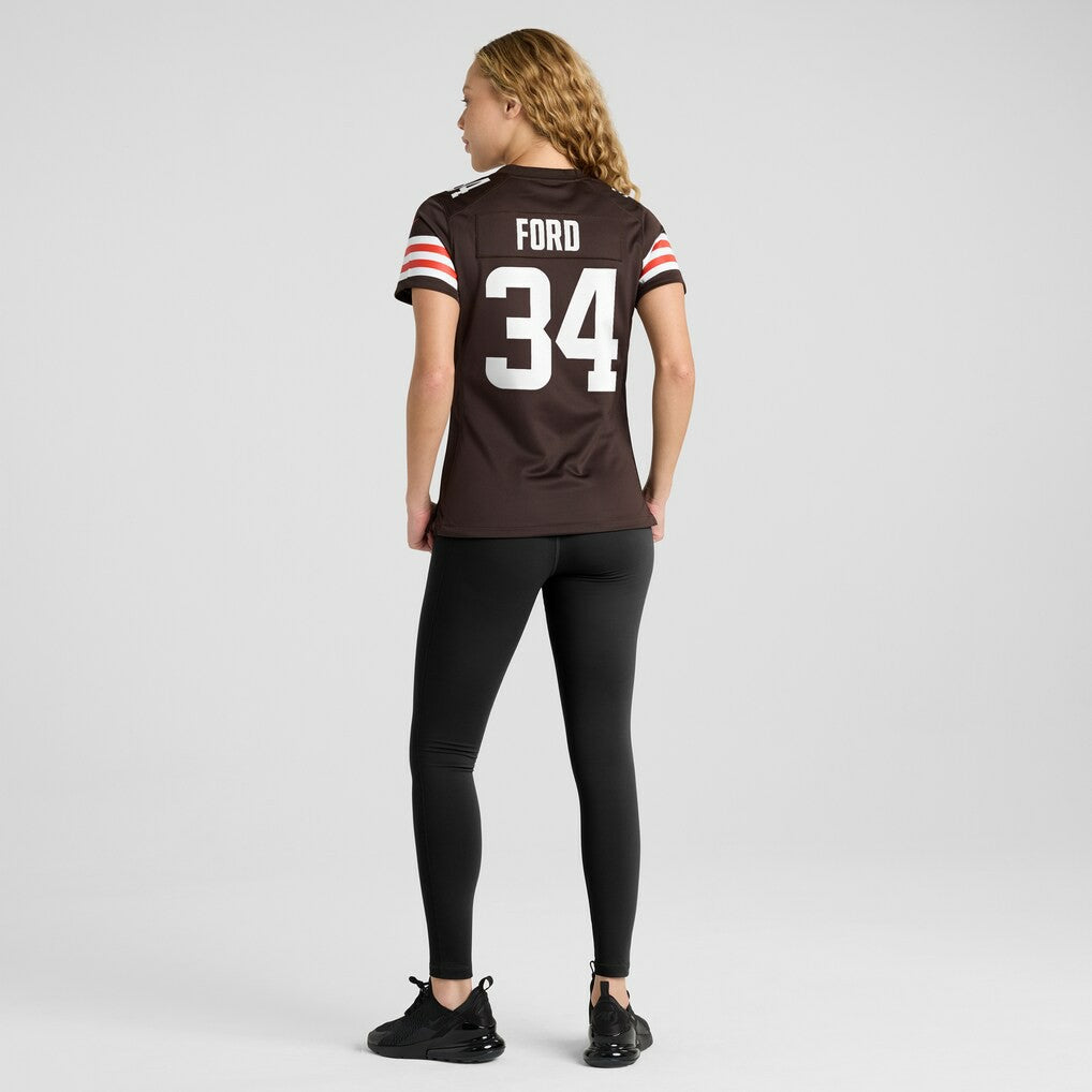 NFL Cleveland Browns Jerome Ford  Women's Game Player Jersey