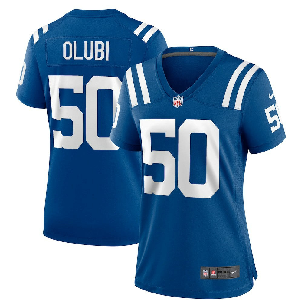 NFL Indianapolis Colts Segun Olubi  Women's Game Player Jersey