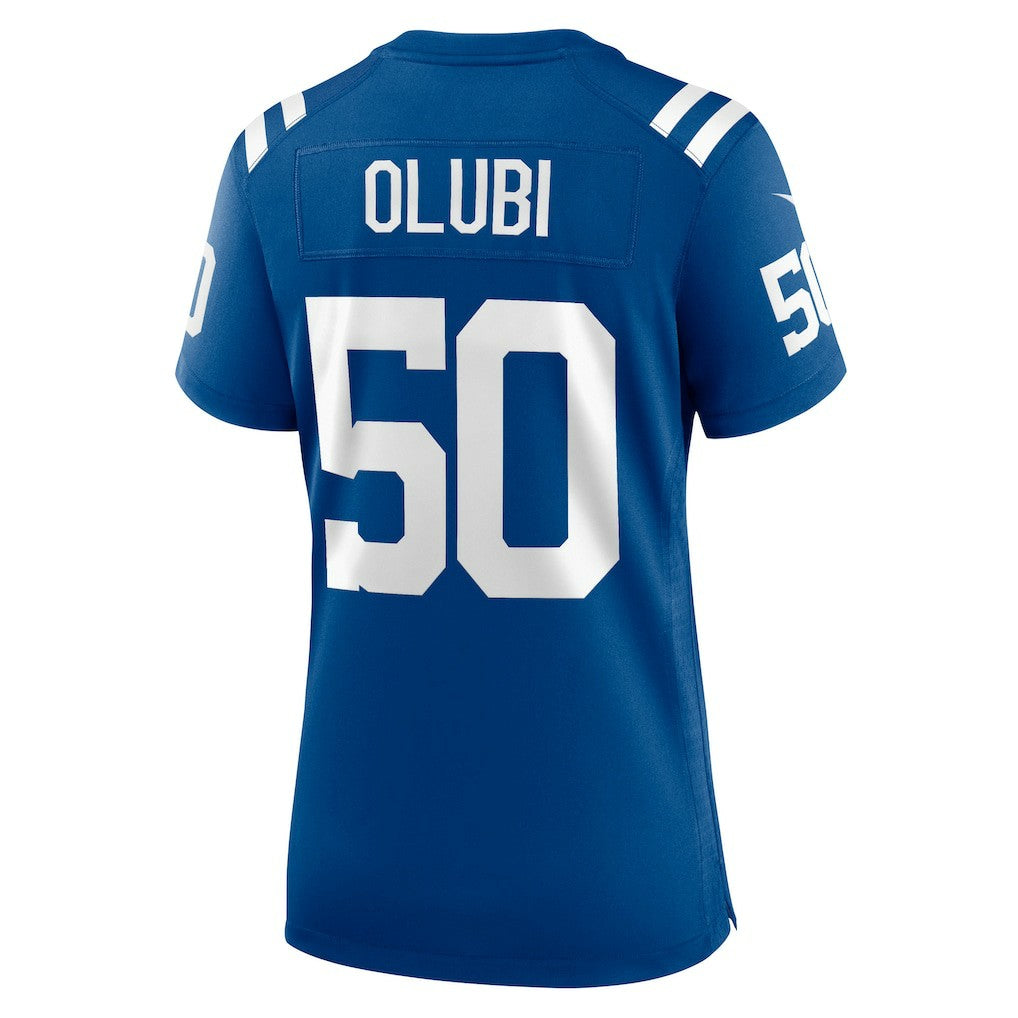 NFL Indianapolis Colts Segun Olubi  Women's Game Player Jersey