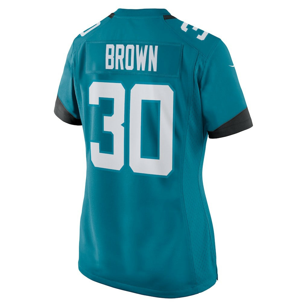 NFL Jacksonville Jaguars Montaric Brown  Women's Game Player Jersey