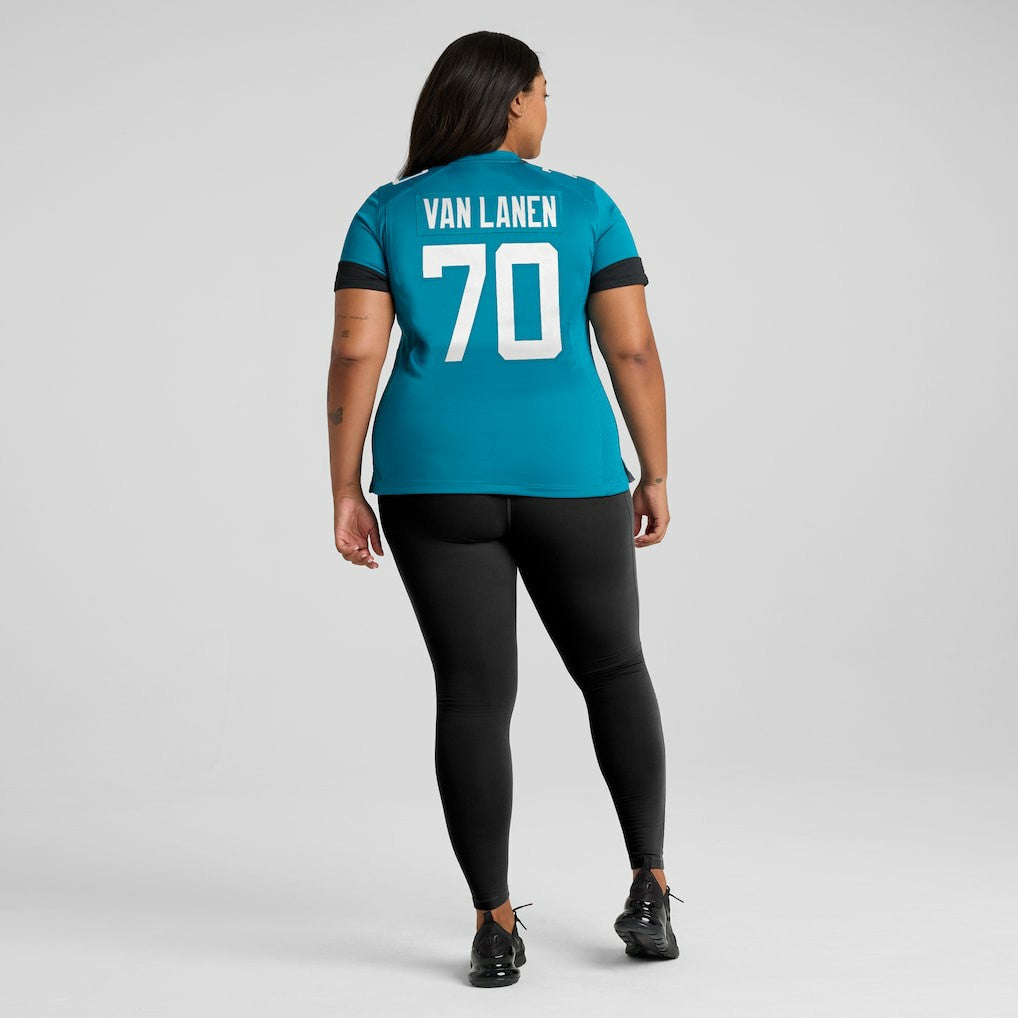 NFL Jacksonville Jaguars Cole Van Lanen  Women's Game Player Jersey