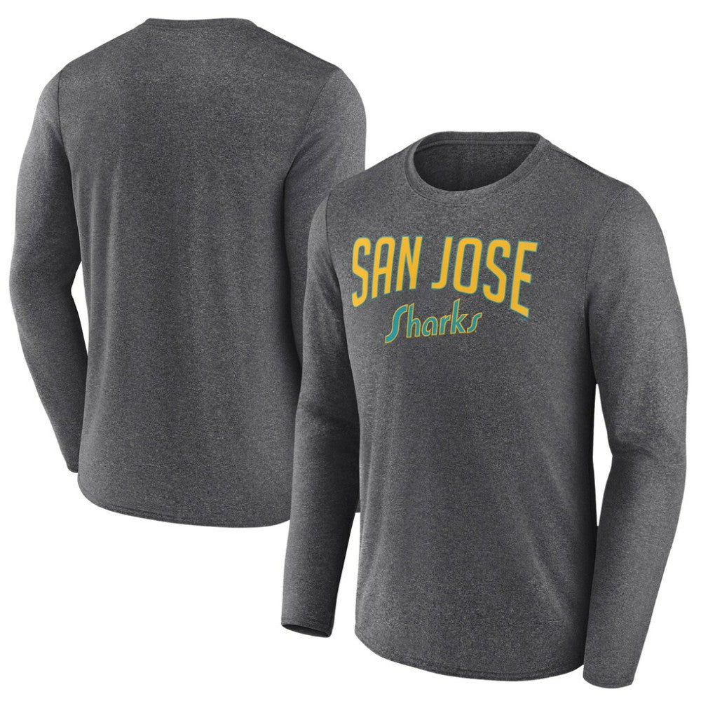 San Jose Sharks Fanatics Special Edition 2.0 Scoring Chance Long Sleeve T-Shirt