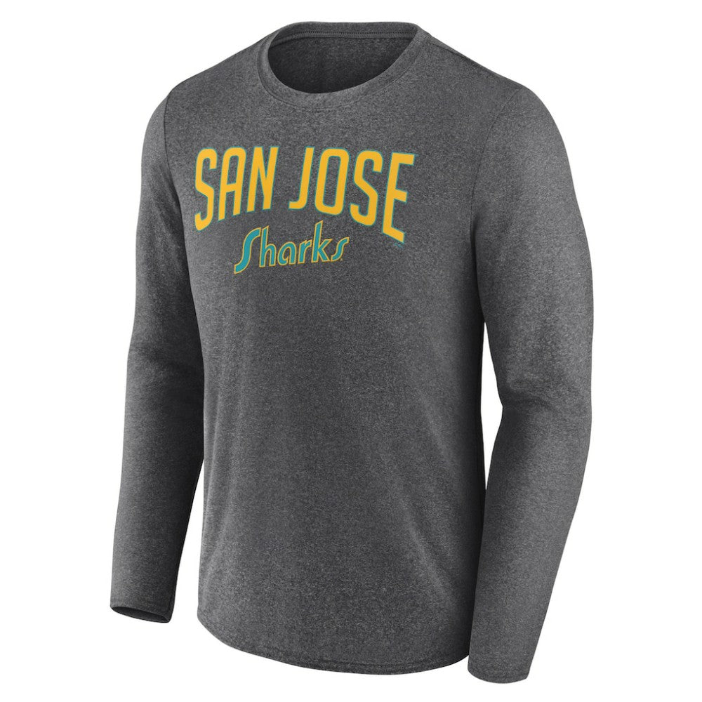 San Jose Sharks Fanatics Special Edition 2.0 Scoring Chance Long Sleeve T-Shirt