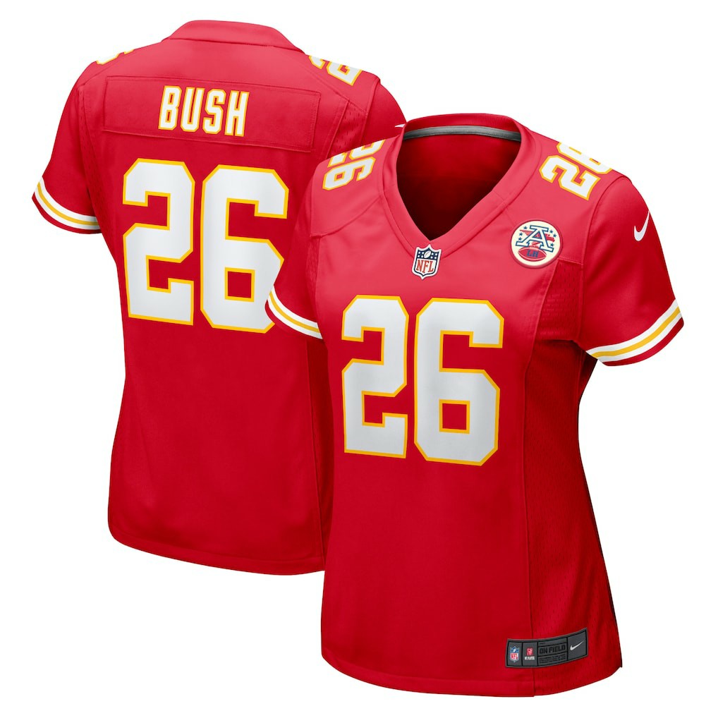 NFL Kansas City Chiefs Deon Bush  Women's Game Player Jersey