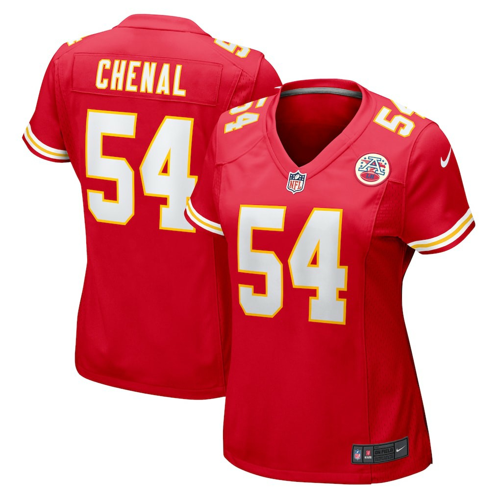 NFL Kansas City Chiefs Leo Chenal  Women's Game Player Jersey