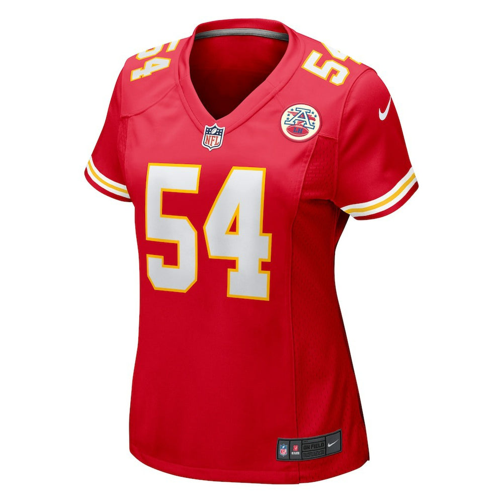 NFL Kansas City Chiefs Leo Chenal  Women's Game Player Jersey
